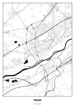 Lade das Bild in den Galerie-Viewer, Traun Poster - Minimal Design