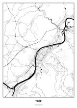 Lade das Bild in den Galerie-Viewer, Trier Poster - Minimal Design