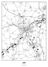 Lade das Bild in den Galerie-Viewer, Ulm Poster - Minimal Design