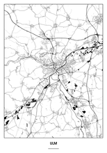 Lade das Bild in den Galerie-Viewer, Ulm Poster - Minimal Design