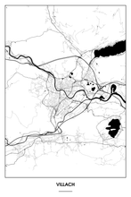 Lade das Bild in den Galerie-Viewer, Villach Light Poster - Minimal - Detailansicht