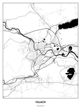 Lade das Bild in den Galerie-Viewer, Villach Poster - Minimal Design