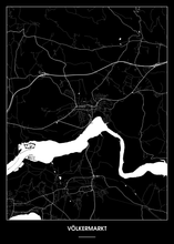 Lade das Bild in den Galerie-Viewer, Völkermarkt Poster - Minimal Design