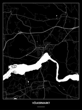 Lade das Bild in den Galerie-Viewer, Völkermarkt Poster - Minimal Design