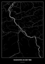Lade das Bild in den Galerie-Viewer, Waidhofen an der Ybbs Poster - Minimal Design