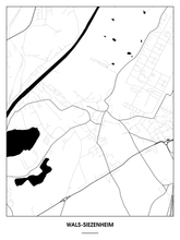 Lade das Bild in den Galerie-Viewer, Wals-Siezenheim Poster - Minimal Design