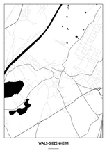 Lade das Bild in den Galerie-Viewer, Wals-Siezenheim Poster - Minimal Design