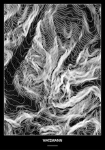 Lade das Bild in den Galerie-Viewer, Watzmann Poster - Minimal Design