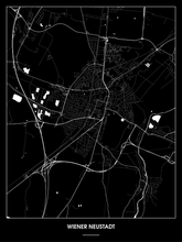 Lade das Bild in den Galerie-Viewer, Wiener Neustadt Poster - Minimal Design