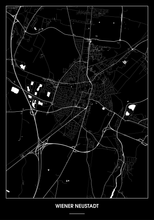 Lade das Bild in den Galerie-Viewer, Wiener Neustadt Poster - Minimal Design