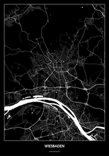 Lade das Bild in den Galerie-Viewer, Wiesbaden Poster - Minimal Design