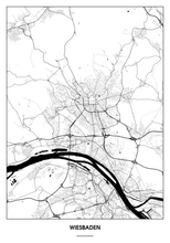 Lade das Bild in den Galerie-Viewer, Wiesbaden Poster - Minimal Design