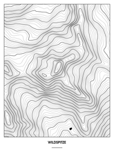 Lade das Bild in den Galerie-Viewer, Wildspitze Poster - Minimal Design