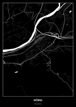 Lade das Bild in den Galerie-Viewer, Wörgl Poster - Minimal Design