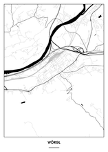 Lade das Bild in den Galerie-Viewer, Wörgl Poster - Minimal Design