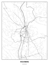 Lade das Bild in den Galerie-Viewer, Wolfsberg Poster - Minimal Design