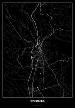 Lade das Bild in den Galerie-Viewer, Wolfsberg Poster - Minimal Design