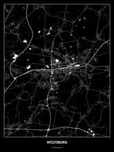 Lade das Bild in den Galerie-Viewer, Wolfsburg Poster - Minimal Design