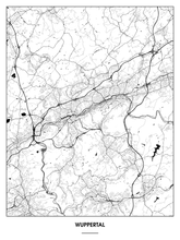 Lade das Bild in den Galerie-Viewer, Wuppertal Poster - Minimal Design