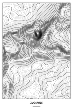 Lade das Bild in den Galerie-Viewer, Zugspitze Light Poster - Minimal - Detailansicht