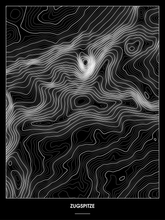 Lade das Bild in den Galerie-Viewer, Zugspitze Poster - Minimal Design