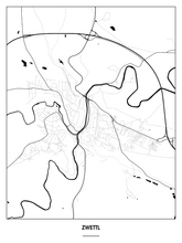 Lade das Bild in den Galerie-Viewer, Zwettl Poster - Minimal Design