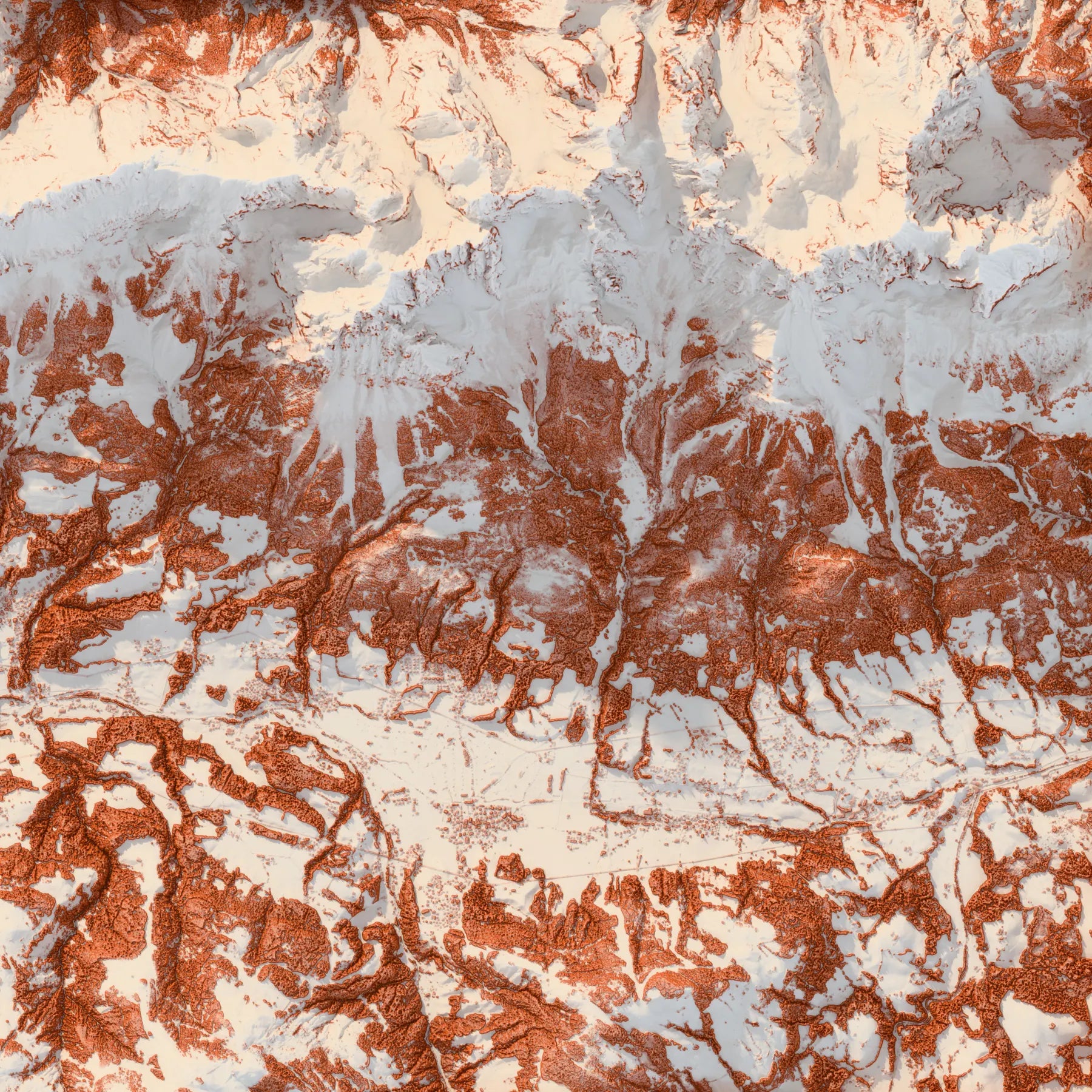 Wilder Kaiser als Relief