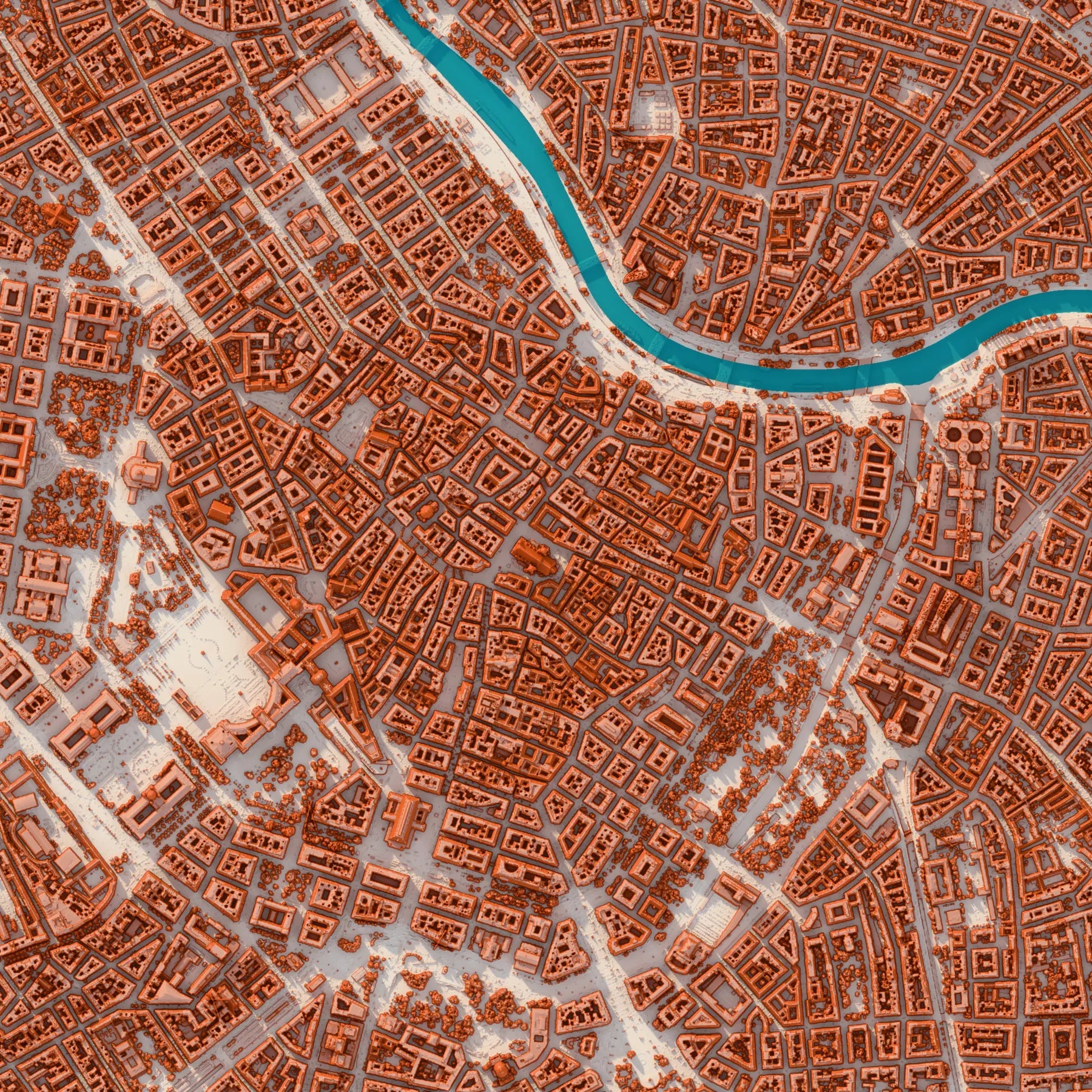 Stadtrelief von Wien