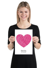 Lade das Bild in den Galerie-Viewer, Personalisiertes Liebes-Poster
