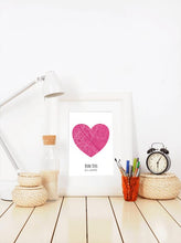Lade das Bild in den Galerie-Viewer, Personalisiertes Liebes-Poster
