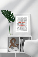 Lade das Bild in den Galerie-Viewer, Personalisiertes Berg-Poster
