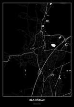 Lade das Bild in den Galerie-Viewer, Bad Vöslau Poster - Minimal Design
