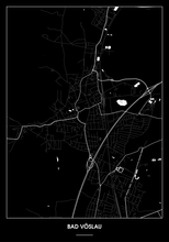 Lade das Bild in den Galerie-Viewer, Bad Vöslau Poster - Minimal Design
