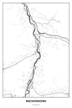 Lade das Bild in den Galerie-Viewer, Bischofshofen Light Poster - Minimal - Detailansicht
