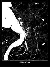 Lade das Bild in den Galerie-Viewer, Bremer­haven Poster - Minimal Design
