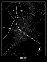 Lade das Bild in den Galerie-Viewer, Dornbirn Poster - Minimal Design
