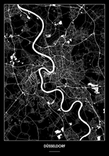 Lade das Bild in den Galerie-Viewer, Düsseldorf Poster - Minimal Design
