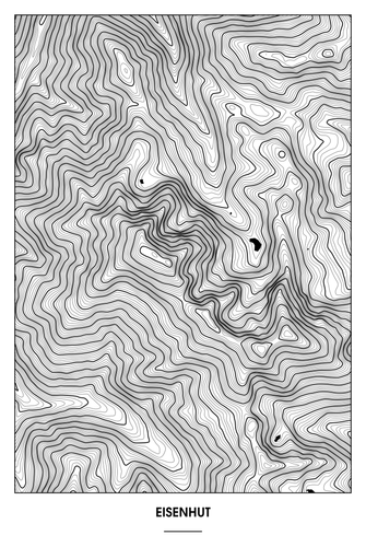Eisenhut Light Poster - Minimal - Detailansicht