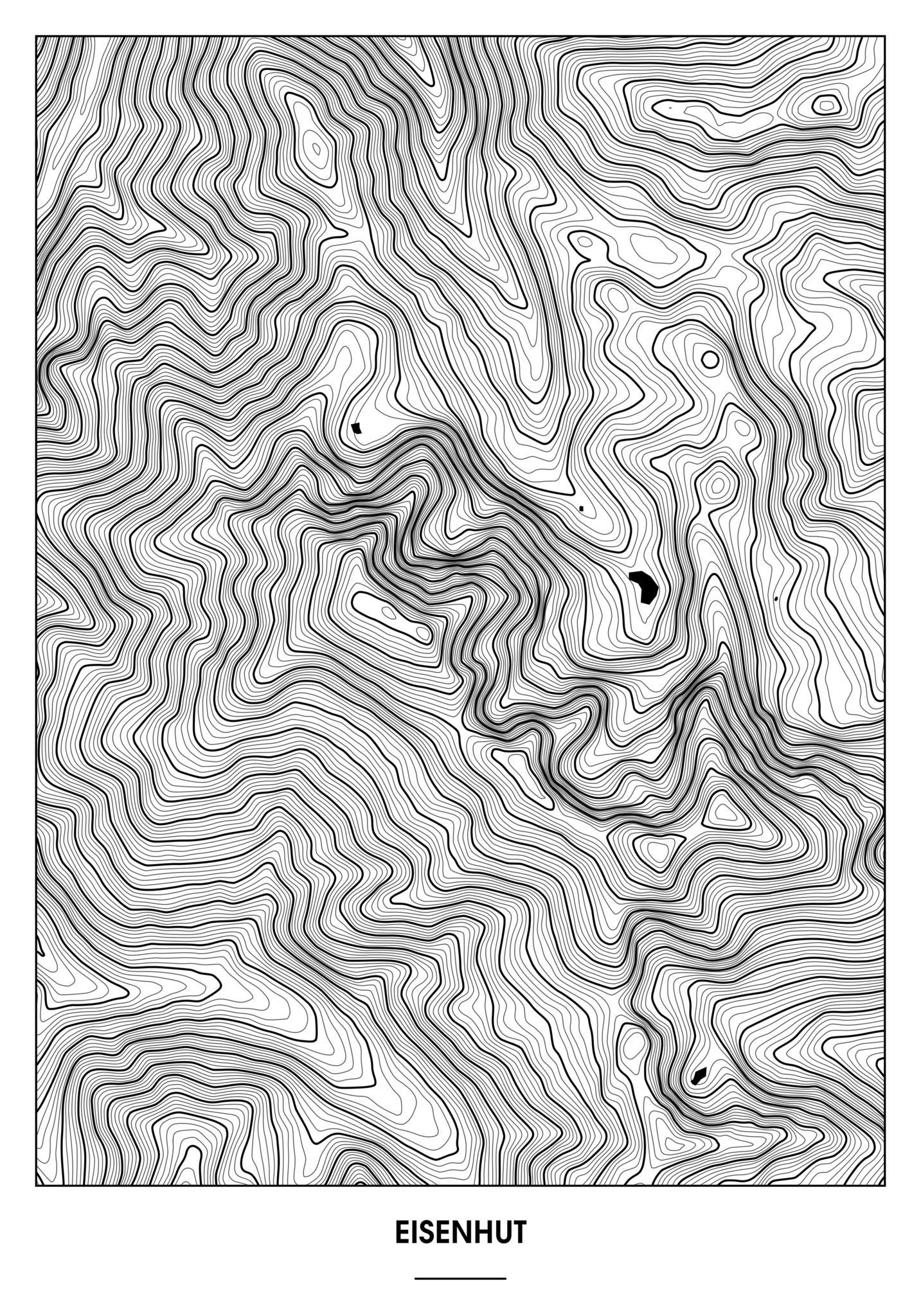 Eisenhut Poster - Minimal Design
