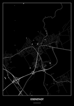 Lade das Bild in den Galerie-Viewer, Eisenstadt Poster - Minimal Design
