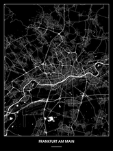 Lade das Bild in den Galerie-Viewer, Frankfurt am Main Poster - Minimal Design

