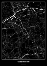 Lade das Bild in den Galerie-Viewer, Gelsenkirchen Poster - Minimal Design
