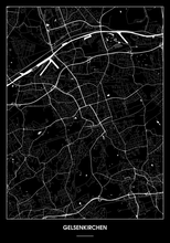 Lade das Bild in den Galerie-Viewer, Gelsenkirchen Poster - Minimal Design
