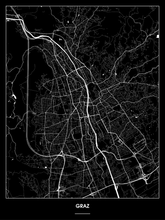 Lade das Bild in den Galerie-Viewer, Graz Poster - Minimal Design
