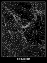Lade das Bild in den Galerie-Viewer, Großvenediger Poster - Minimal Design
