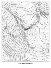 Lade das Bild in den Galerie-Viewer, Großvenediger Poster - Minimal Design

