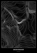 Lade das Bild in den Galerie-Viewer, Großvenediger Poster - Minimal Design
