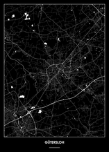 Lade das Bild in den Galerie-Viewer, Gütersloh Poster - Minimal Design
