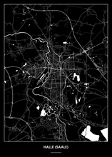 Lade das Bild in den Galerie-Viewer, Halle (Saale) Poster - Minimal Design
