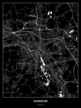 Lade das Bild in den Galerie-Viewer, Hannover Poster - Minimal Design
